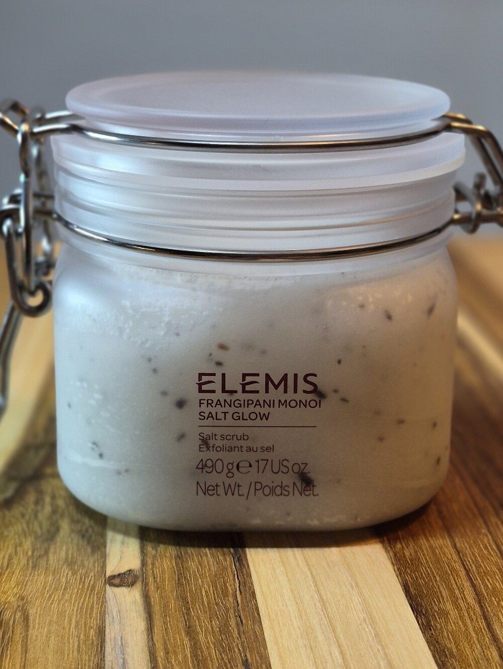 ELEMIS Frangipani Monoi Salt Glow Exfoliating Salt Scrub, 17oz (Full Size), New - Picture 6 of 9